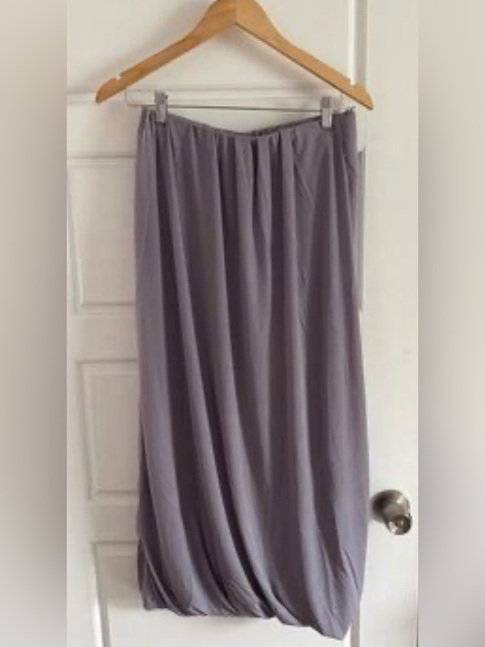 ZARA NWT Dusty Lavender Maxi Bubble Skirt
